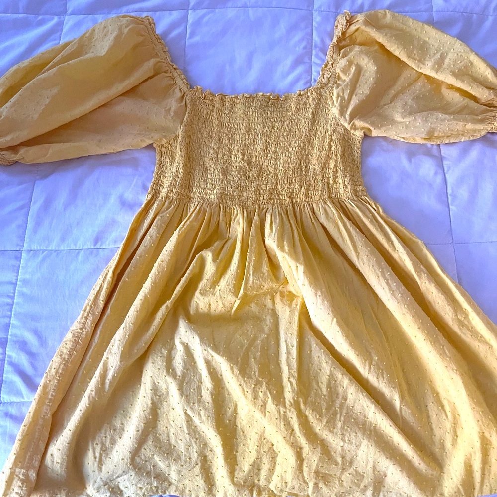 Hill House Athena nap dress in yellow